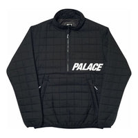 PALACE Armour Jacket Black Alphabet Printing Long Sleeves Stay Warm Unisex P18FW111
