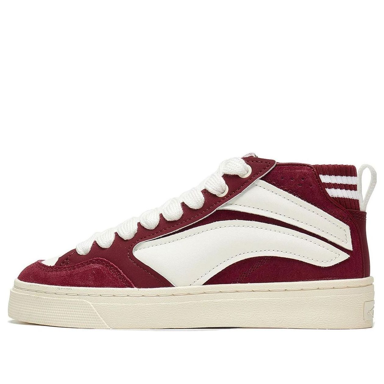 (WMNS) Li-Ning Weiwu Wave 180 Skate Shoes 'Burgundy White' AECT052-1