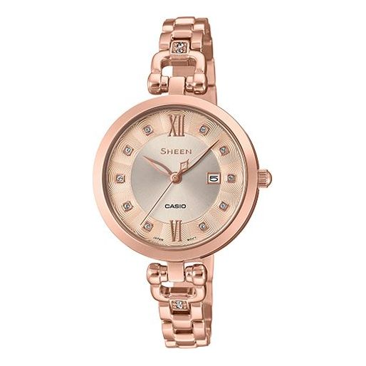 CASIO SHEEN Series Quartz Gold Gold Analog SHE-4055PG-4A