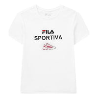 (WMNS) FILA ADE Short Sleeve White T-Shirt F11W028158F-WT