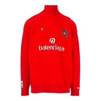 Balenciaga Soccer Knitted Jumper 'Red' 641799T41106540