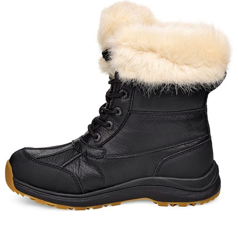 (WMNS) UGG Adirondack Boot III Fluff Fleece Lined Black 1103849-BLK