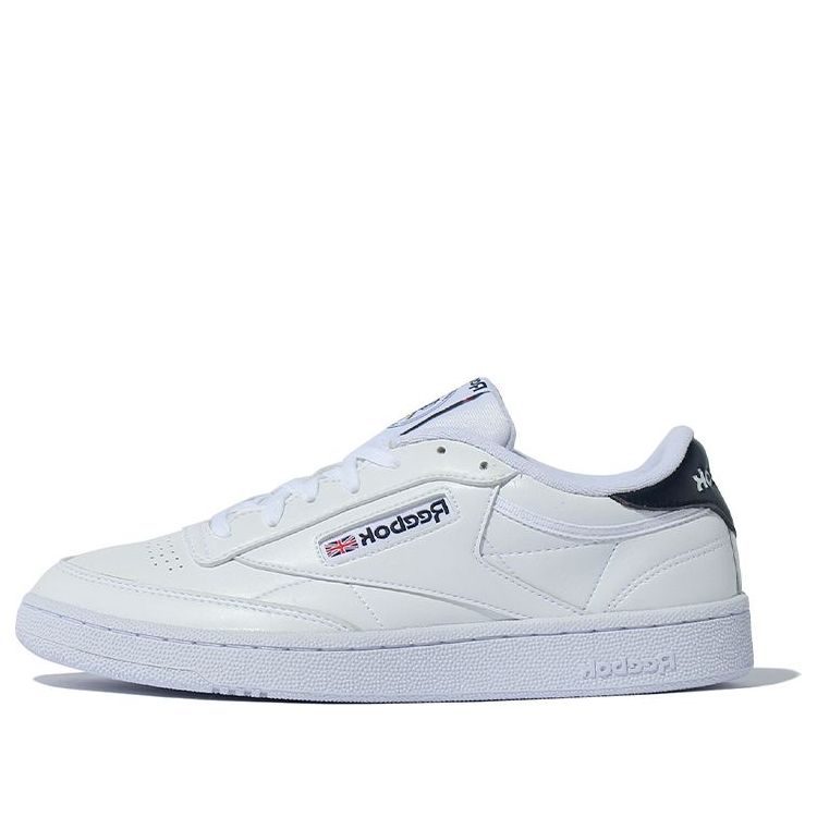 Reebok Club C 85 Gray White Low Tops Skateboarding Shoes 'White Grey' FZ4438