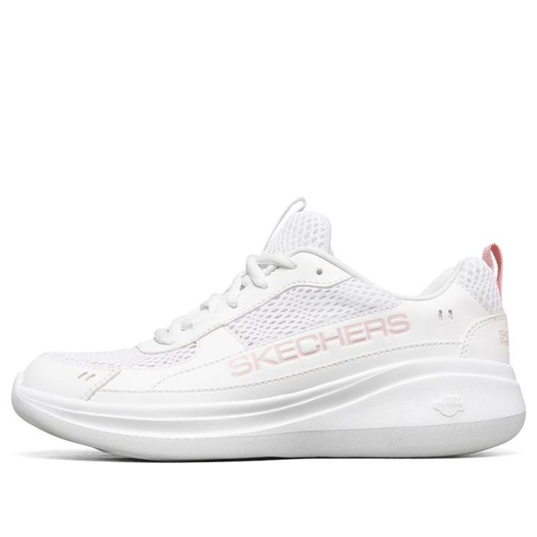 (WMNS) Skechers Go Run Fast Sports Shoes Pink/White 667053-WPK