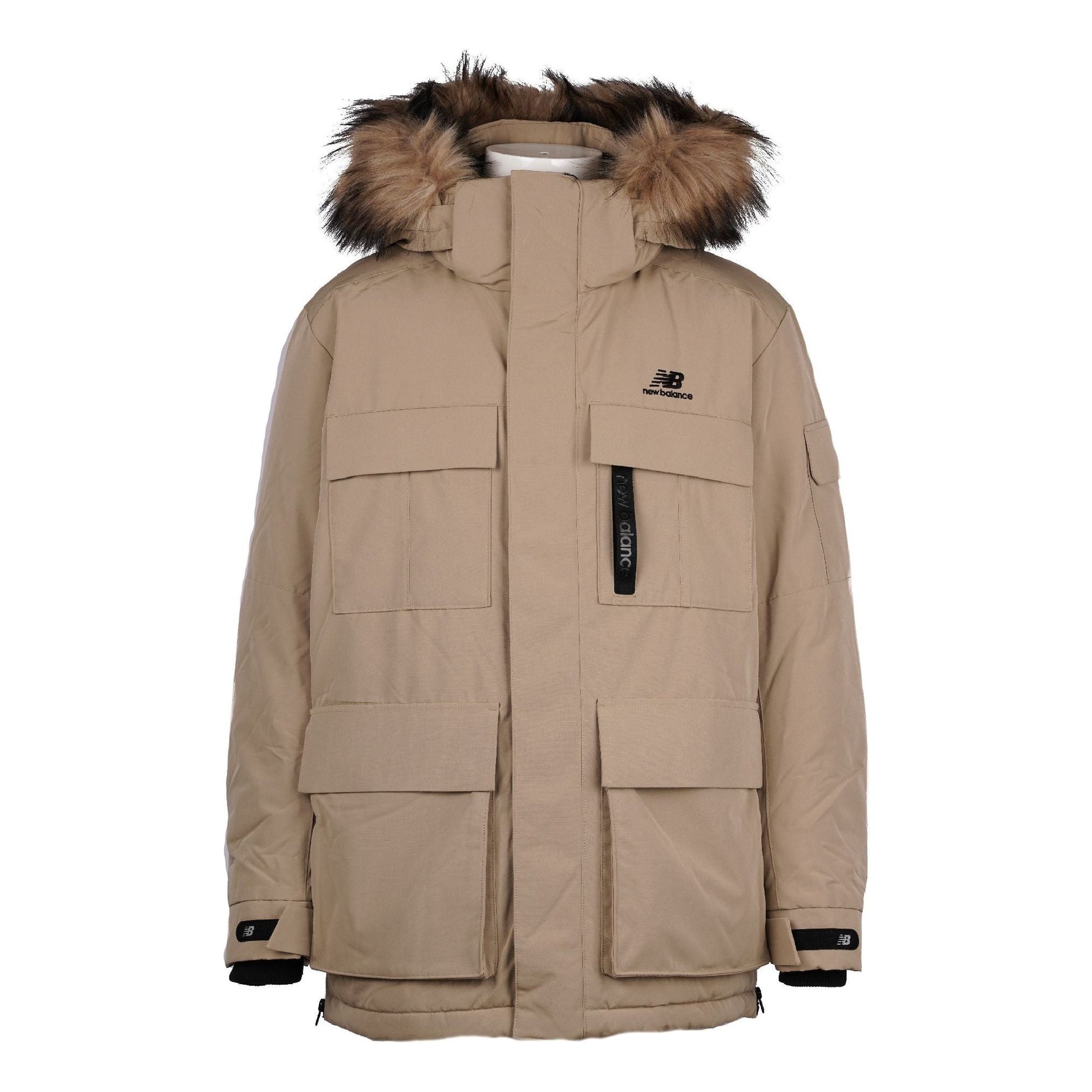 New Balance Warm Long Down Jacket Asia Sizing 'Brown' NPA46021-BEI