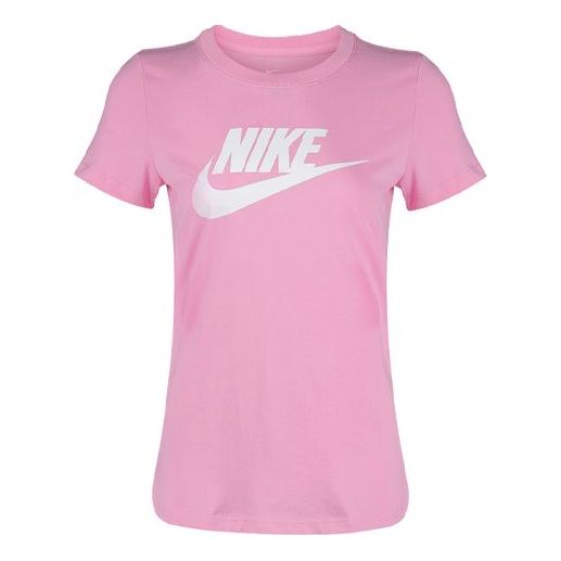 (WMNS) Nike Round Neck Casual Sports Short Sleeve Pink Red BV6170-630