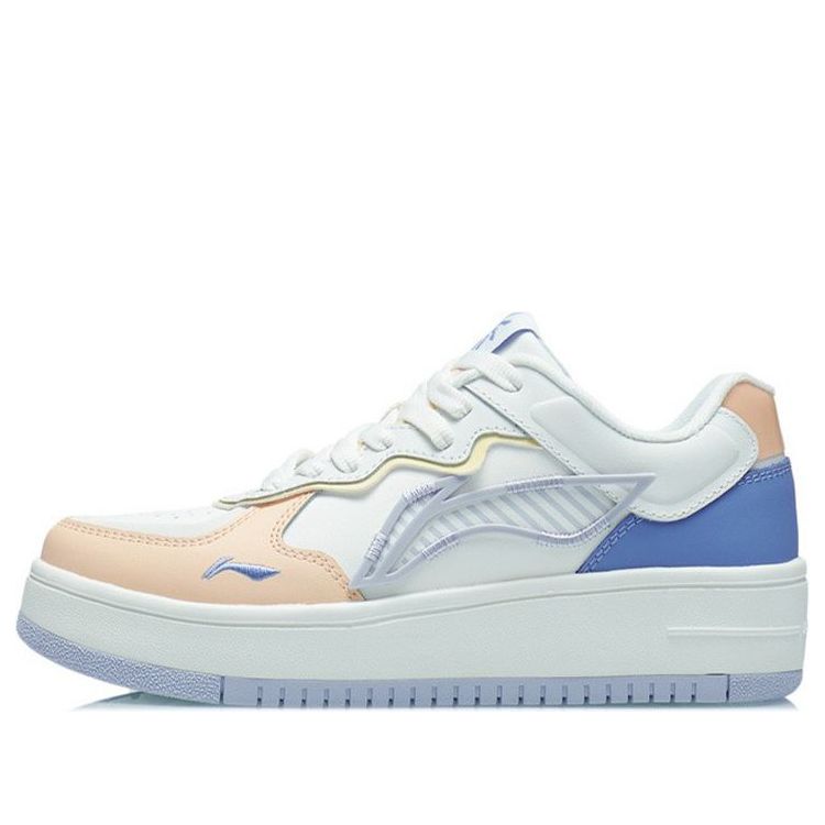 (WMNS) Li-Ning Classic Skateboarding 'White Pink Teal' AGCR304-2