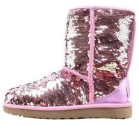 (WMNS) UGG Classic Short Sequin 'Pink' 1094982-PINK