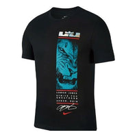 Nike LeBron James LBJ Basketball Sports Short Sleeve Black BQ3629-011