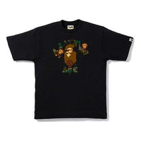 BAPE 1ST CAMO COLLEGE MILO TEE Black BAPE-SS18-120