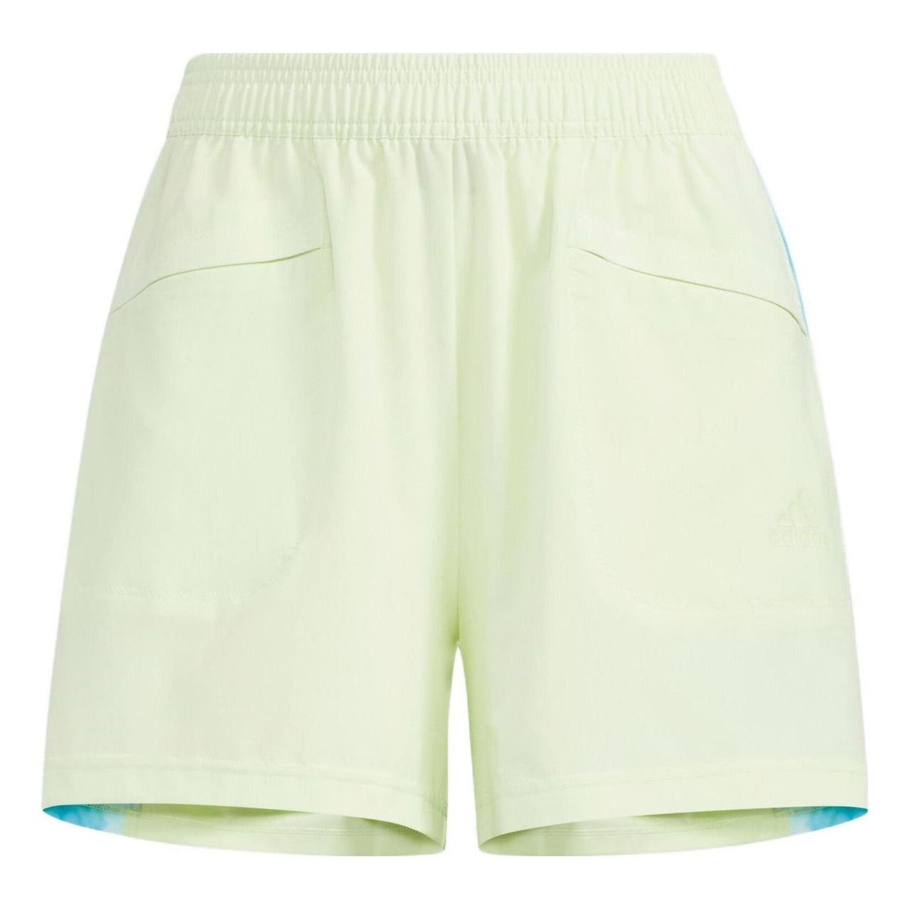 (WMNS) adidas Met AOP Shorts GreenAsia Sizing ' HI6829