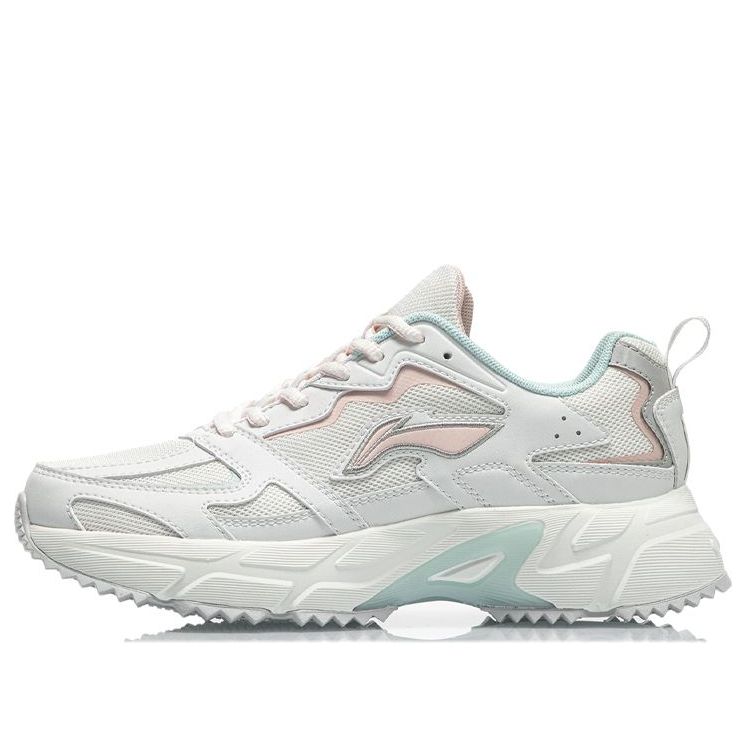 (WMNS) Li-Ning Retro Running Shoes 'White Pink' ARLQ004-5