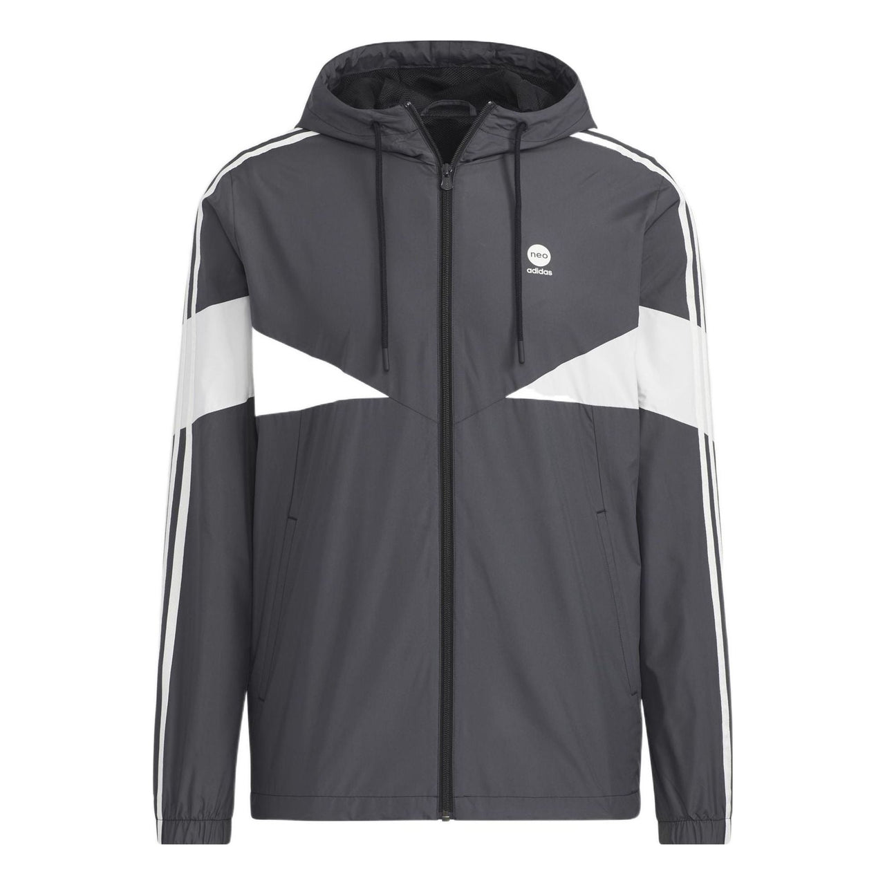 adidas neo Sports Hooded Jacket Black HM7430