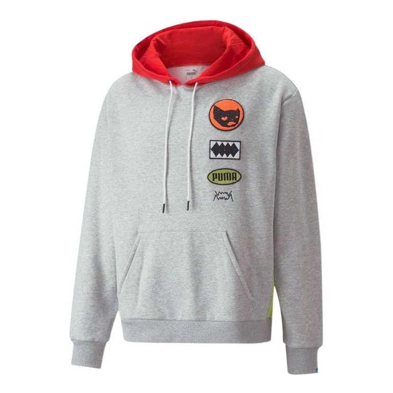PUMA Pre Owned Playbook Pullover Hoodie 'Grey' 534188-01