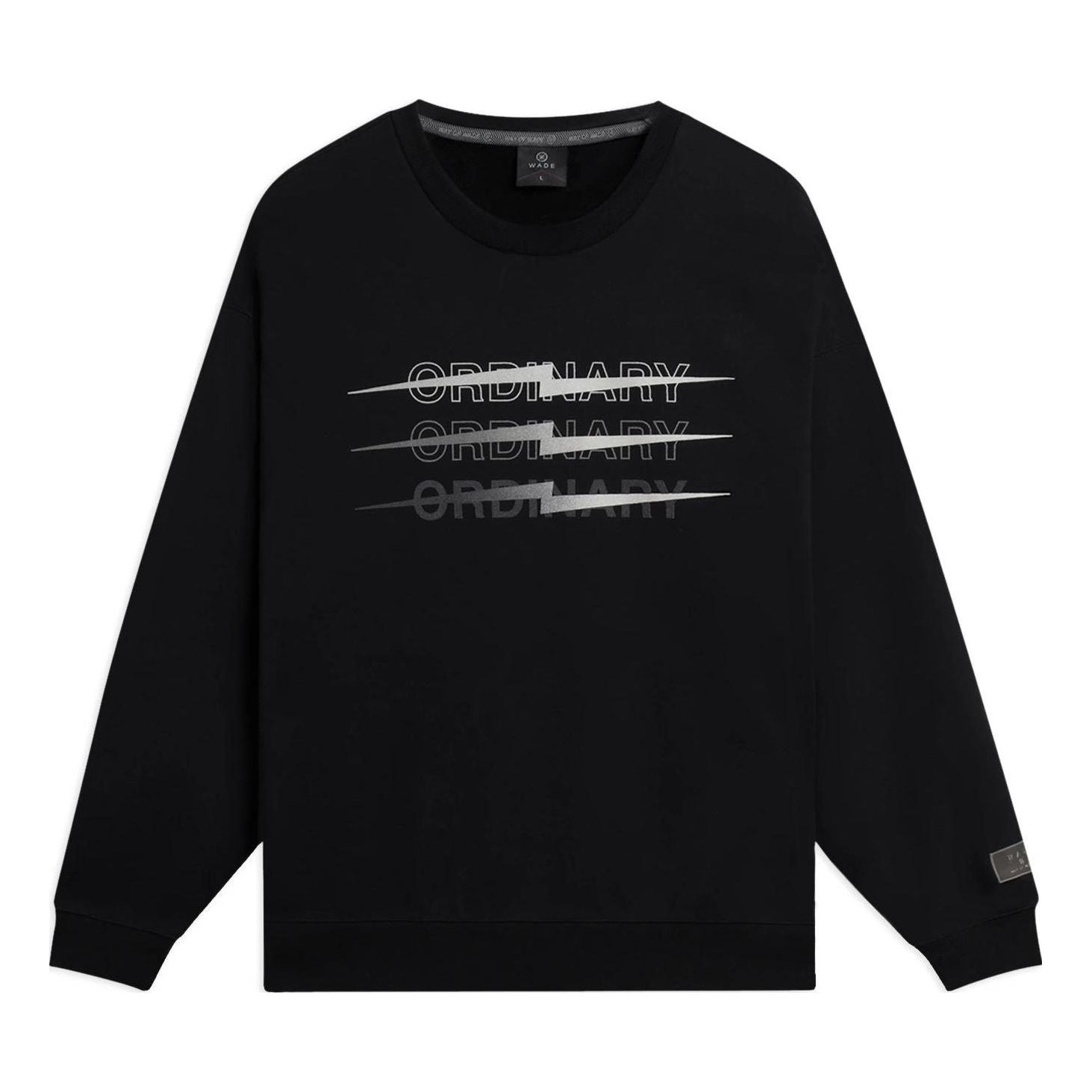 Li-Ning Way Of Wade Thunder Graphic Sweatshirt 'Black' AWDSC57-1