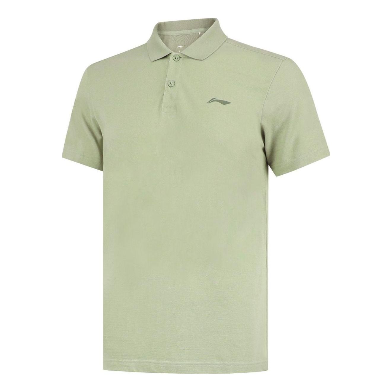 Li-Ning Logo Training Polo Shirt 'Light Green' APLT029-11