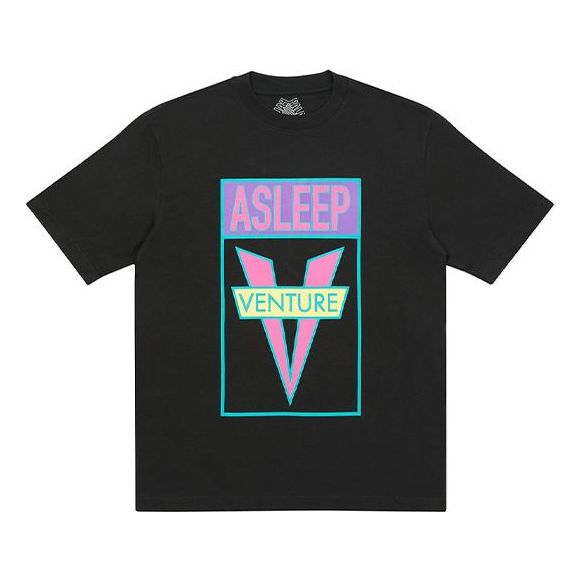 PALACE Asleep To Venture Round Neck Short Sleeve Unisex Black P19TS022