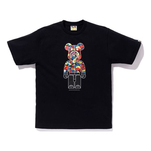 A Bathing Ape x Medicom Toy BE@R TEE 'Black' 1F73-110-904YC