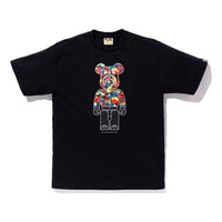 A Bathing Ape x Medicom Toy BE@R TEE 'Black' 1F73-110-904YC