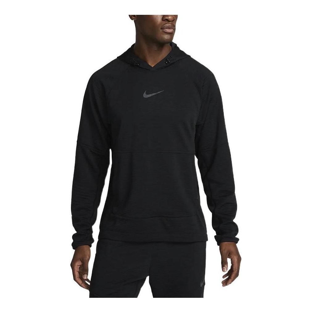 Nike Pro Dri-FIT Fleece Fitness Pullover 'Black' DV9821-010