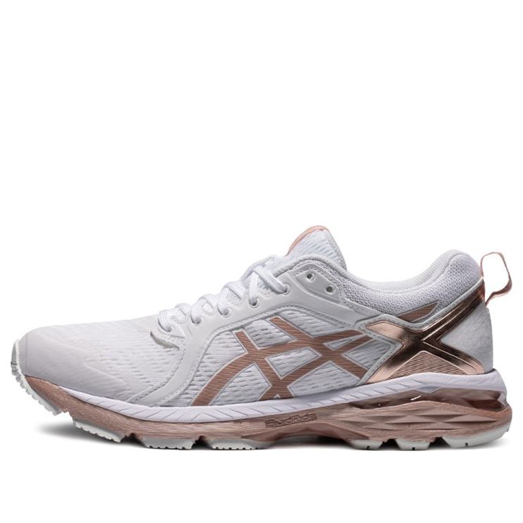 (WMNS) ASICS Gt-motor Platinum Sport Shoes White/Gold 1012B081-100