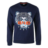 Men's KENZO Casual Tiger Head logo Navy Blue 5SW001-4XC-78
