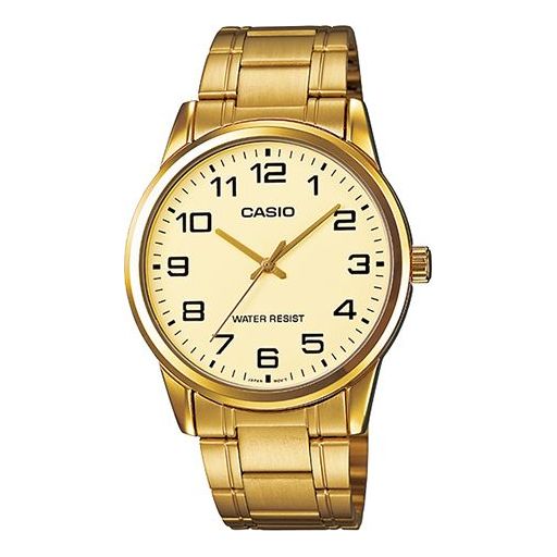 Men's CASIO STANDARD Retro Series MTP-V001G-9B Mens Gold Analog MTP-V001G-9B2021