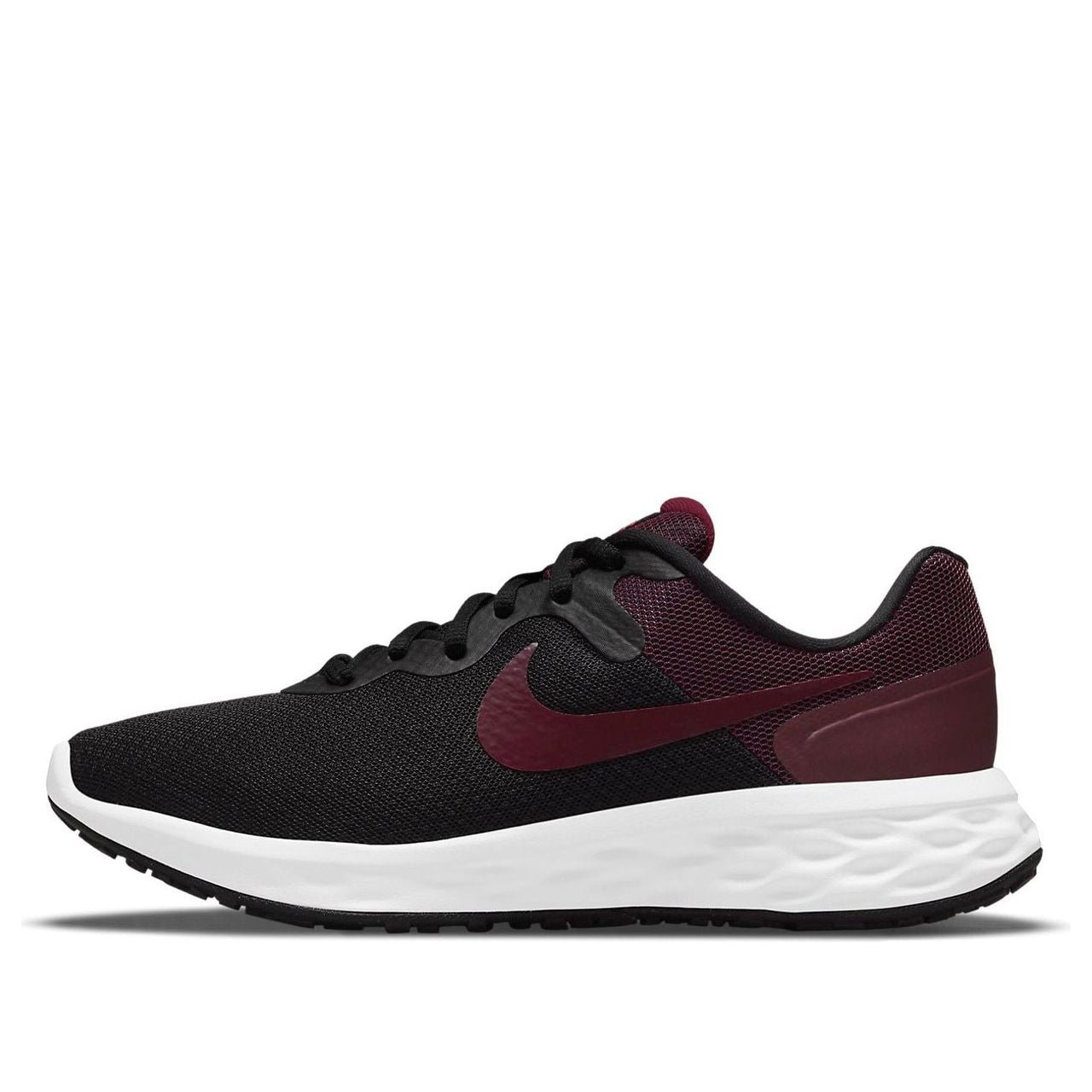 (WMNS) Nike Revolution 6 Next Nature Low-Top Black/Red DC3729-006