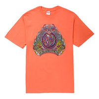 Supreme SS19 Knot Tee Neon Orange Printing Short Sleeve Unisex T-Shirt SUP-SS19-254