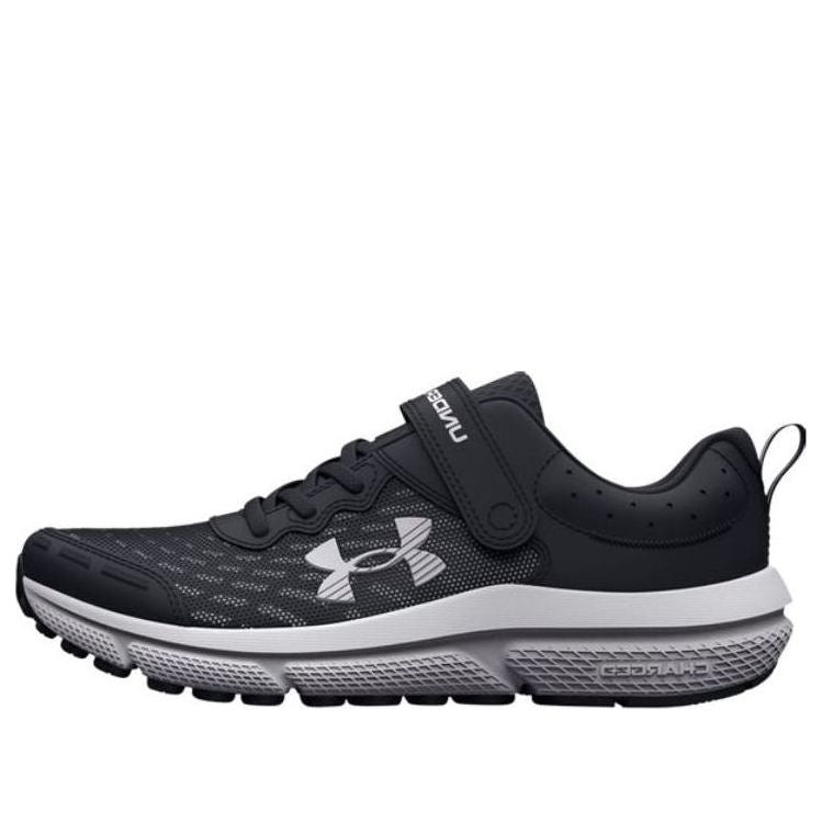 (PS) Under Armour Assert 10 AC Wide 'Black White' 3026186-001