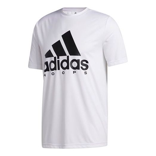 adidas Bos Hoops T-Shirt 'White' GN7264