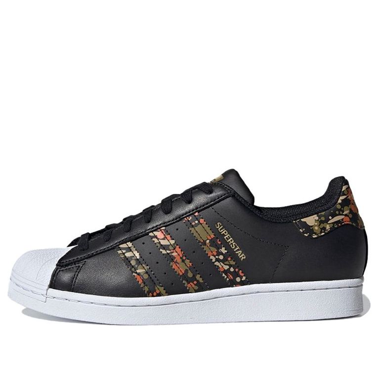 adidas Superstar Shoes 'Core Black Fox Orange' FX5539