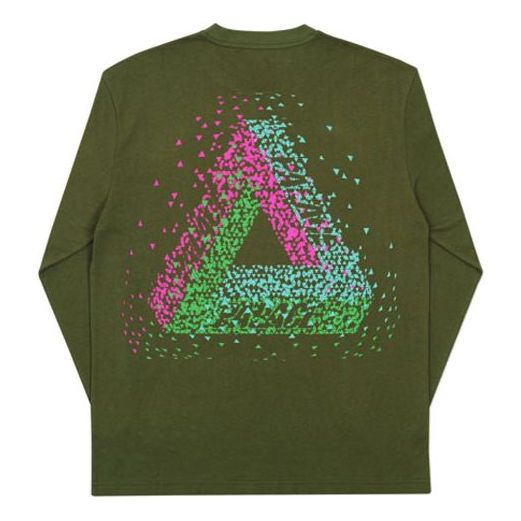 PALACE Mosaic Triangle Long Sleeves Unisex Green P13LS014