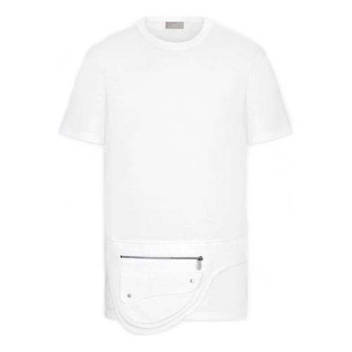 DIOR SS20 Tight Cotton Saddle Pocket For Men Beige 023J653A0554-C080