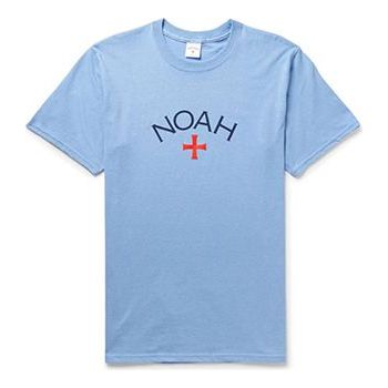 NOAH NYC Logo Tee Blue NOAH-SS18-006