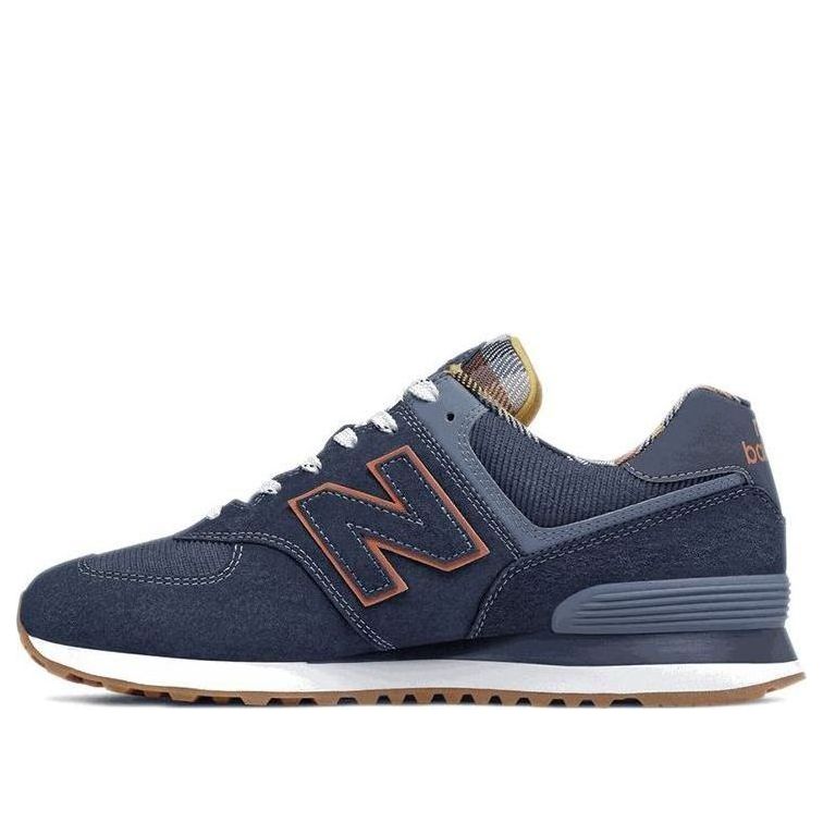 New Balance 574 Series Breathable Wear-resistant Non-Slip Retro Blue ML574HMK