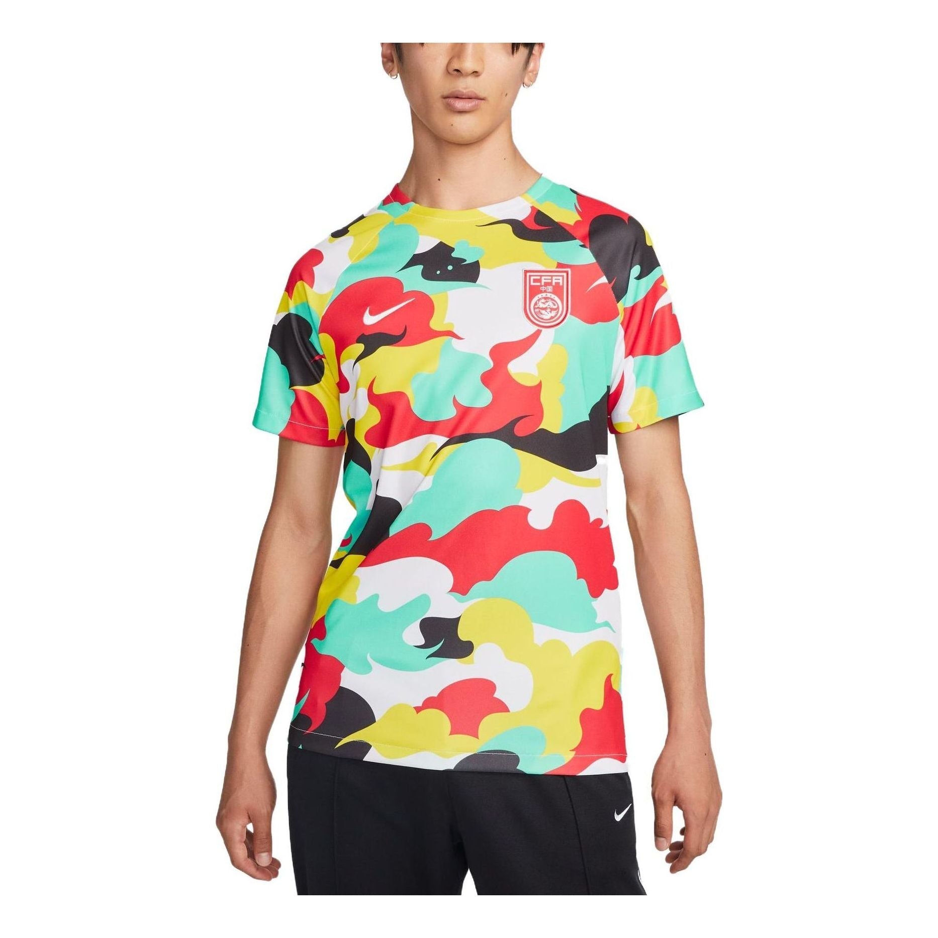 Nike Dri-Fit China Pre-Match Soccer Jersey 'Colorful' DH6519-713