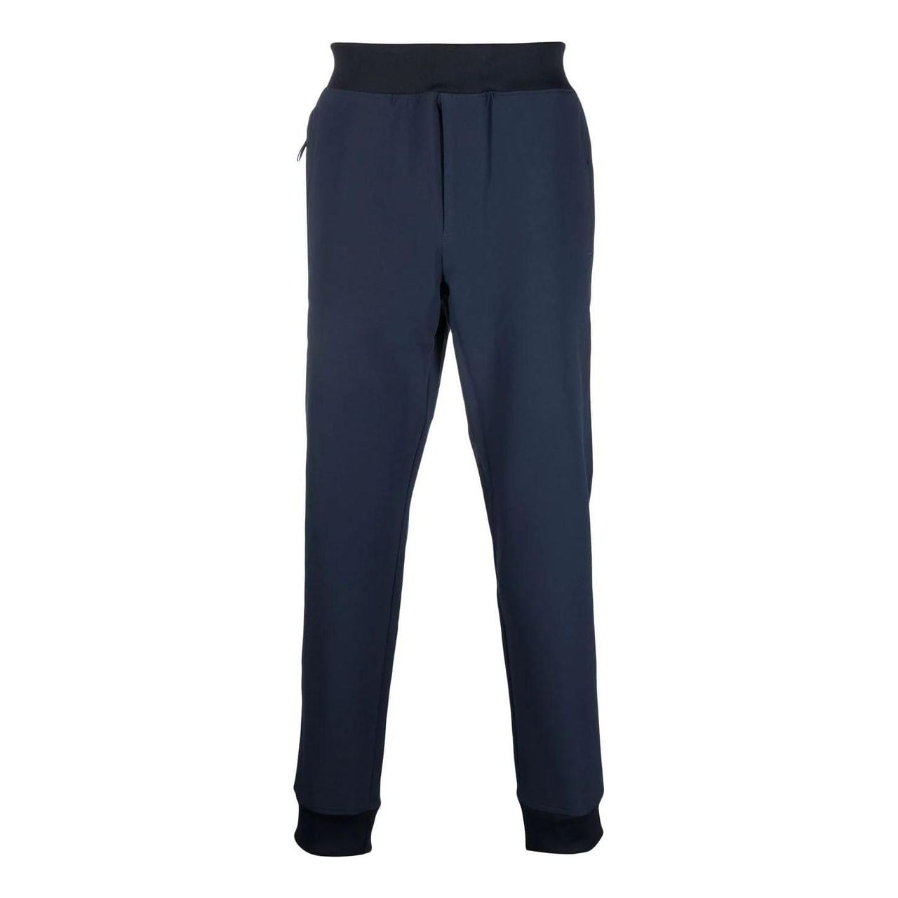Men's adidas Solid Color Side Logo Casual Pants/Trousers Navy Blue H56670