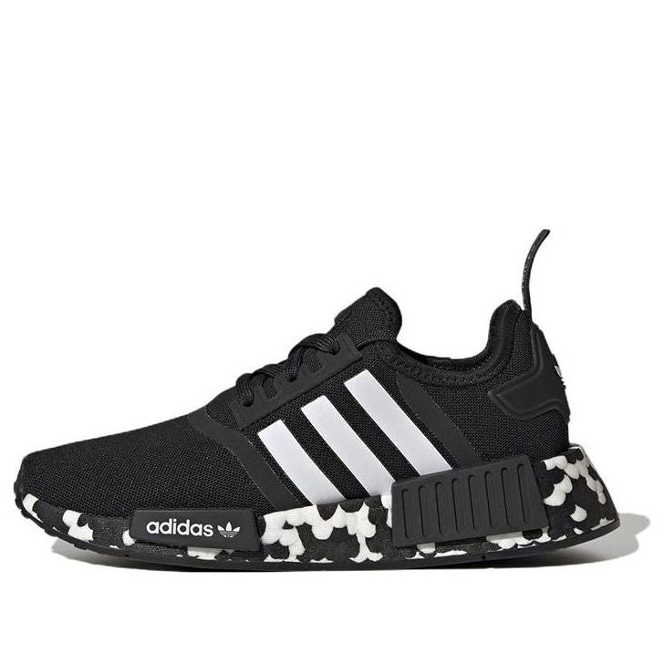 (GS) adidas originals NMD_R1 'Black White' GW9594