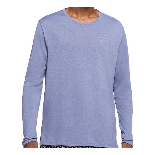 Nike Miler Run Round Neck Long Sleeves Running Long Sleeves CU7879-482