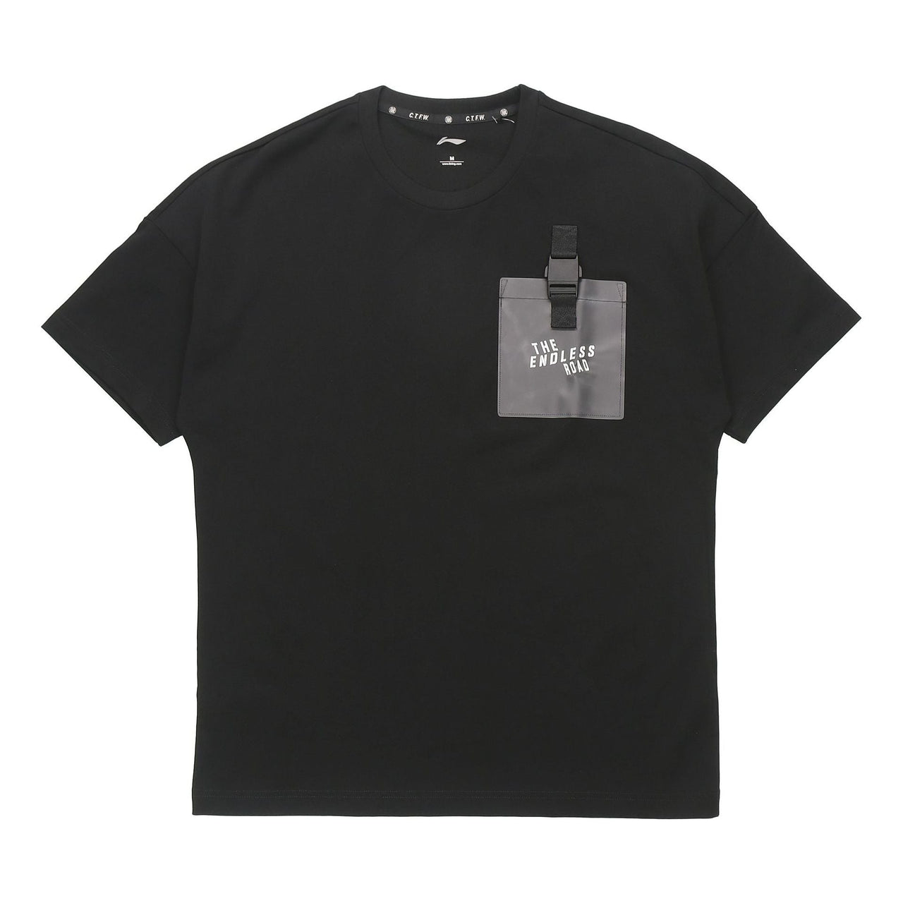 Li-Ning CF Series x Dunhuang Museum . Transparent Pocket Short Sleeve Black AHSQ641-1