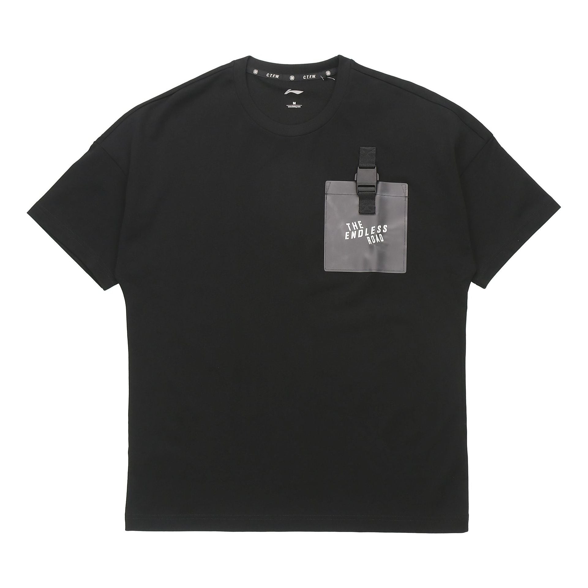 Li-Ning CF Series x Dunhuang Museum . Transparent Pocket Short Sleeve Black AHSQ641-1