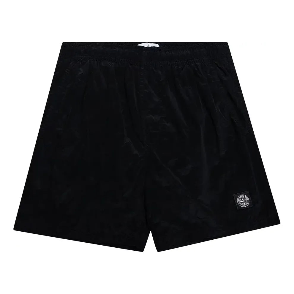 STONE ISLAND Patch Logo Swim Shorts 'Black' 7415B0943-V0029