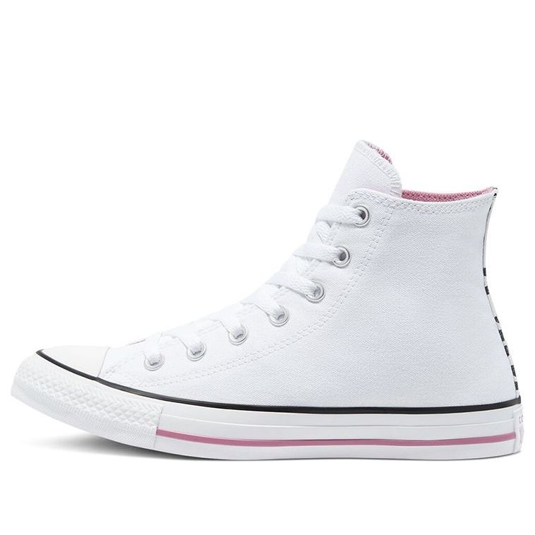 Converse Ctas Hi White/Pink 169015C