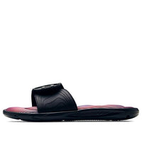 (WMNS) Under Armour Ignite 6 Graphic Footbed Slide 'Black Metallic Ore' 3023767-004