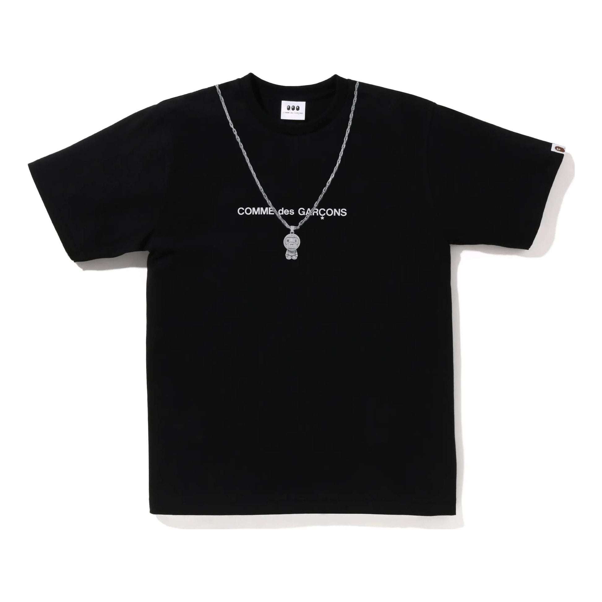 A Bathing Ape x Comme des Garcon Osaka Baby Milo Chain #2 T-shirt 'Black' 002TEJ221902C
