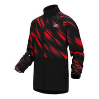 New Balance Silent Hunter Impact Training Jacket Asia Sizing 'Black Red' MJ03206-BK