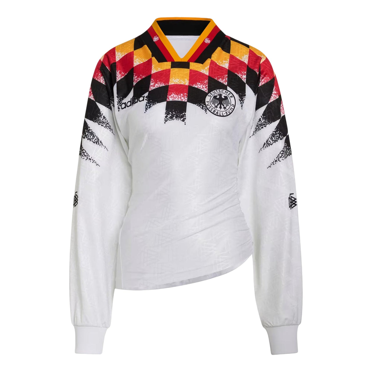 (WMNS) adidas Germany Reconstructed Bringback Jersey Asia Sizing 'White' KE2287