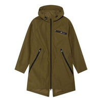 New Balance Outwear Long Jacket Asia Sizing 'Olive Green' NA81R031-KH