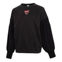 (WMNS) PUMA Crew Neck Sweatshirt 'Black' 537968-01